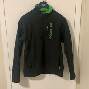 Cinch wind breaker jacket